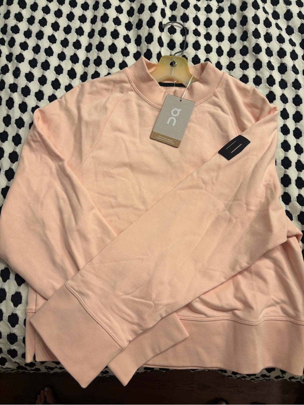 On Running Women’s Peach Crewneck Sweatshirt